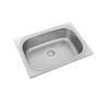 Buy cheap 0.7mm Single Basin Stainless Steel Sink Drop In Sink Single Bowl 600*430mm from wholesalers
