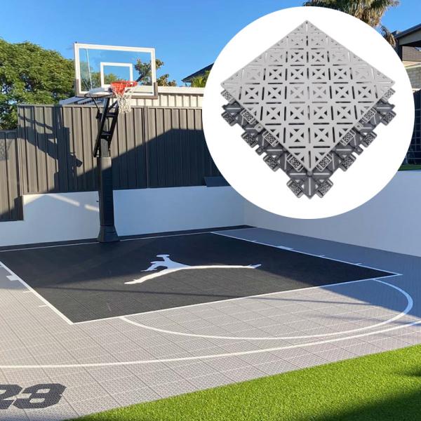 Buy cheap 295g/Piece Interlocking Sports Court Tiles from wholesalers