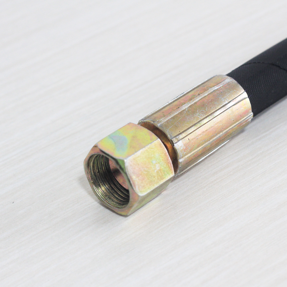 Flexible Braided Reinforced Heat Delivery Fuel Oil Hose Rubber Assembly 1 2 3 Inch