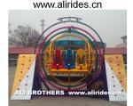 thrilling amusement park rides human gyroscope/3D space ring rides for sale