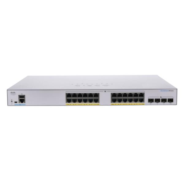 Easy Installation 24 Port Stackable Gigabit Ethernet Network Switch CBS350-24FP-4G-CN
