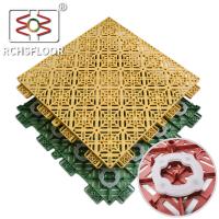 Buy cheap 14.9mm Basketball Tennis Court Tiles Interlocking PP Tiles Customized LOGO product
