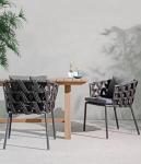 Contemporary Teak Wood Garden Set Outdoor Furniture Coffee Dining Table Rattan
