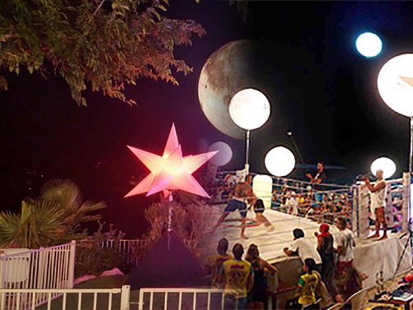 Event Gatherings Advertising Promotions CE Inflatable Balloon Light With Tripod