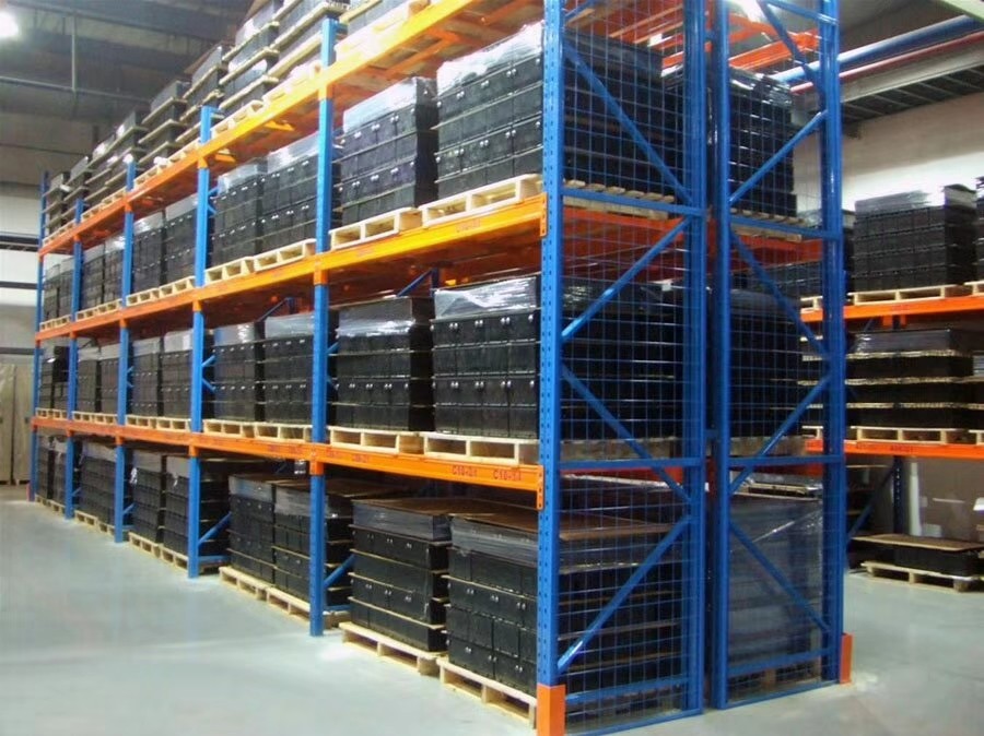 Heavy Metal Pallet Beam Shelf Warehouse Storage High Density Teardrop Pallet Racking System