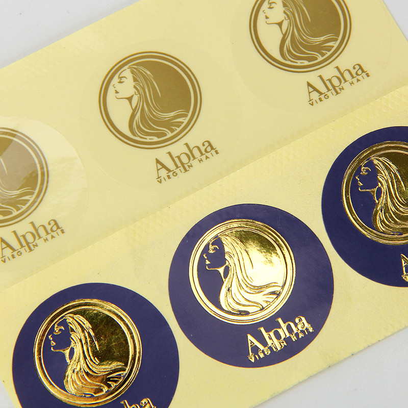 3CM 70MM Removable Matte Paper Sticker Labels Paper For Hair Bundle Hair Extension