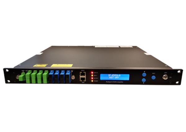Buy cheap 1550Nm EDFA Erbium Doped Fiber Amplifier SC/1U 8 Ports Customized Optic Power from wholesalers