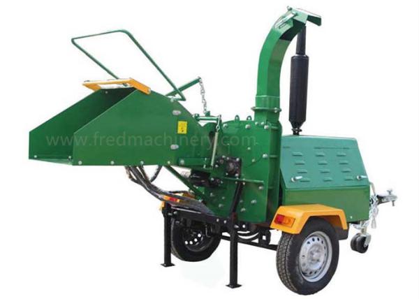 Trailer Mounted Diesel Engine Wood Chipper Chipper 2 Inch Ball Hitch Hydraulic