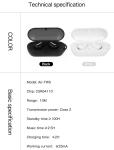 TWS Wireless Earphones Fineblue R9 5.0 Business Wireless Stereo Earphone Hifi