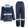 Buy cheap Light Women Men'S Reflective Rain Jacket With Hood Motorcycle Outdoor Riding Split Cycling from wholesalers