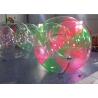 Buy cheap Rainbow colored 1.0mm PVC / TPU Inflatable Water Walking Ball , Water Zorb Ball For Kids from wholesalers