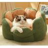Buy cheap Cute and Comfortable sunflower cat bed Thickened Non-Slip Soft Pet Bed Suitable for Small from wholesalers