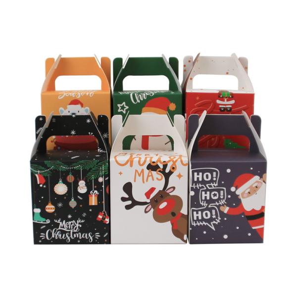 Buy cheap Christmas Eve Biodegradable Paper Food Packaging Apple Gift Box 23g from wholesalers