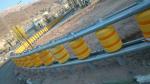 Traffic Safety Eva Buckets Rolling Anti Crash Guardrail Road Roller Barrier