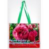 Buy cheap Woven tote shopping grocery Bag with custom logo, recyclable pp laminated non woven shopping bag, Woven Grocery Bag In S from wholesalers