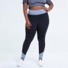 Buy cheap L - 4XL Solid Plus Size Yoga Pants High Waist Splicing Yoga Workout Leggings from wholesalers
