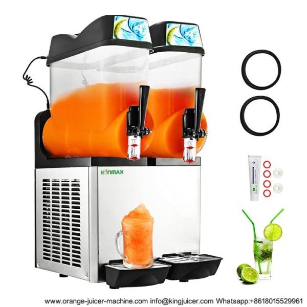 Buy cheap Rotating ABS Steel 2 Tank Slush Machine 24 Liter For Cold Drink from wholesalers