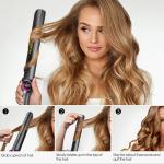 40W Adjustable Temp Flat Iron Hair Straightener LCD Display Instant Heating Up
