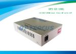 100 km LFP Single Mode Media Converter Gigabit 1310nm Full - duplex UTP cable