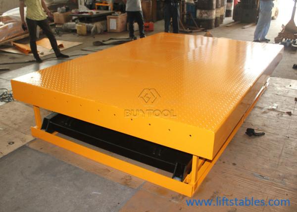 Buy cheap 1500 Kg 10000 Lb Stationary Scissor Lift Table Forklift Truck Hydraulic Lifter Dock from wholesalers