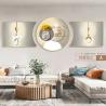 Buy cheap Waterproof Canvas Crystal Porcelain Painting 3 Pieces Fortune Tree Elk For Home Hotel Decor from wholesalers