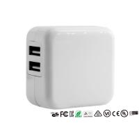 Buy cheap 5V 2.1A USB Smart Charger Input 100-240V EU Plug Dual Ports With CE RoHS product