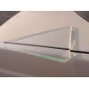 Buy cheap Customized Color Wall Mounted Fanshaped Tempered Glass Shelves for Bathroom from wholesalers