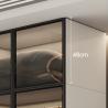 Buy cheap 2024 Simple Modern Glass Wardrobe High End Customized Design Bedroom Cabinet Clothes Wardrobe Closet from wholesalers