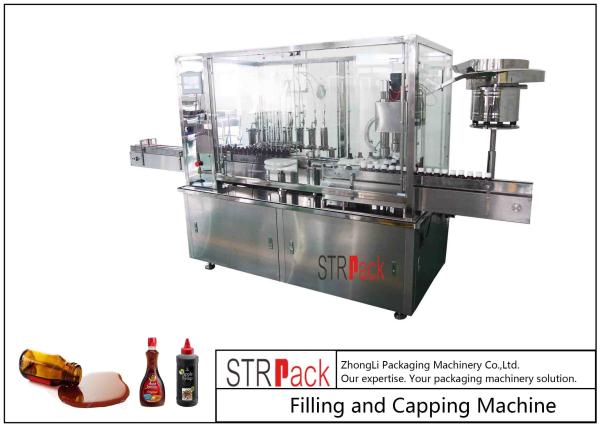 Buy cheap 8 Head Syrup Automatic Filling And Capping Machine For Pharmaceutical Production Line from wholesalers