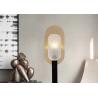 Buy cheap Creative Golden Metal Floor Lamp Marble Shade Guzhen Led Floor Lamp from wholesalers
