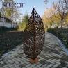 Buy cheap 3D 2D Corten Steel Sculpture Modern Metal Leaf Garden Sculpture from wholesalers
