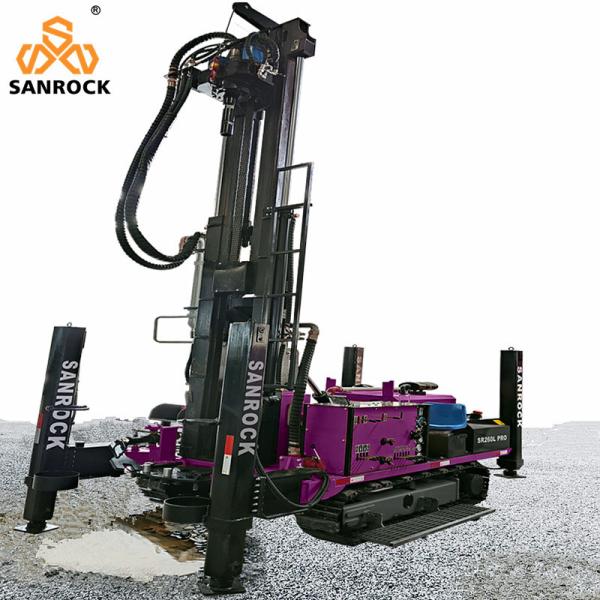Buy cheap Hydraulic Water Well Drilling Rig Depth 260m Bore hole Portable Water Well Drilling Rigs from wholesalers