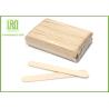 Buy cheap Beauty Industry Small Wooden Waxing Spatulas For Makeup Straight Flat Shape from wholesalers