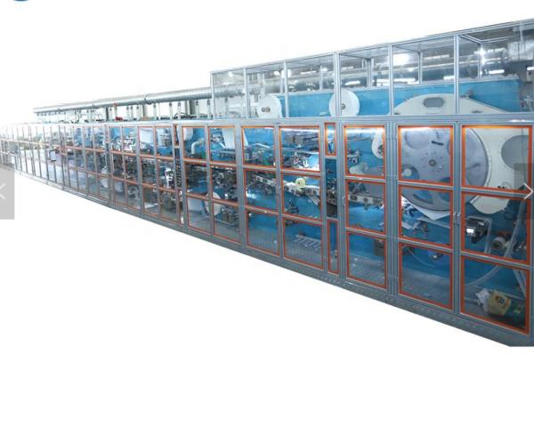 Buy cheap CE 600ppm Speed Female Sanitary Napkin Production Line from wholesalers
