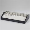 Buy cheap Tabletop Wooden Display Racks Black Leather Belt Display Case For Fashion Store from wholesalers