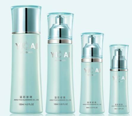 Buy cheap 100ml Commercial Glass Pump Bottles Lotion Bottles/ Custom Cosmetic Packaging OEM from wholesalers