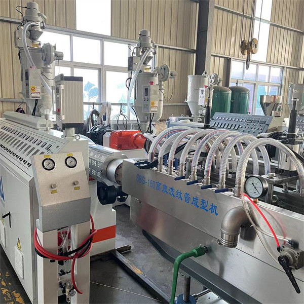 Drainage Manufacturing Double Wall Corrugated Water Making Price Extruder pipe production line