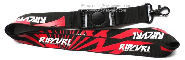 Buy cheap Screen print promotional lanyards with ABS swivel detachable buckle release, from wholesalers