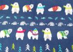 Cute Animal Printing Cotton Flannel Cloth Waterproof For Children'S Warm Care