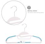 40.9cm Metal Cloth Hanger , Green Metal Shirt Hangers