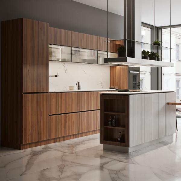 Buy cheap Waterproof Solid Wood Floor Cabinet Modular Kitchen Cabinets from wholesalers