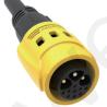 Buy cheap Aluminum Alloy Shell M19 Connector 12pin Yellow 20A Solder Overmolded Nylon IP67 from wholesalers