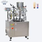 Semi Automatic Shampoo Plastic Tube Filling Sealing Machine Speed 30 Tubes/min