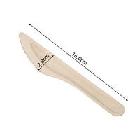 Buy cheap Eco Friendly Bagasse Cutlery Sugarcane Compostable Knife 6.2'' product