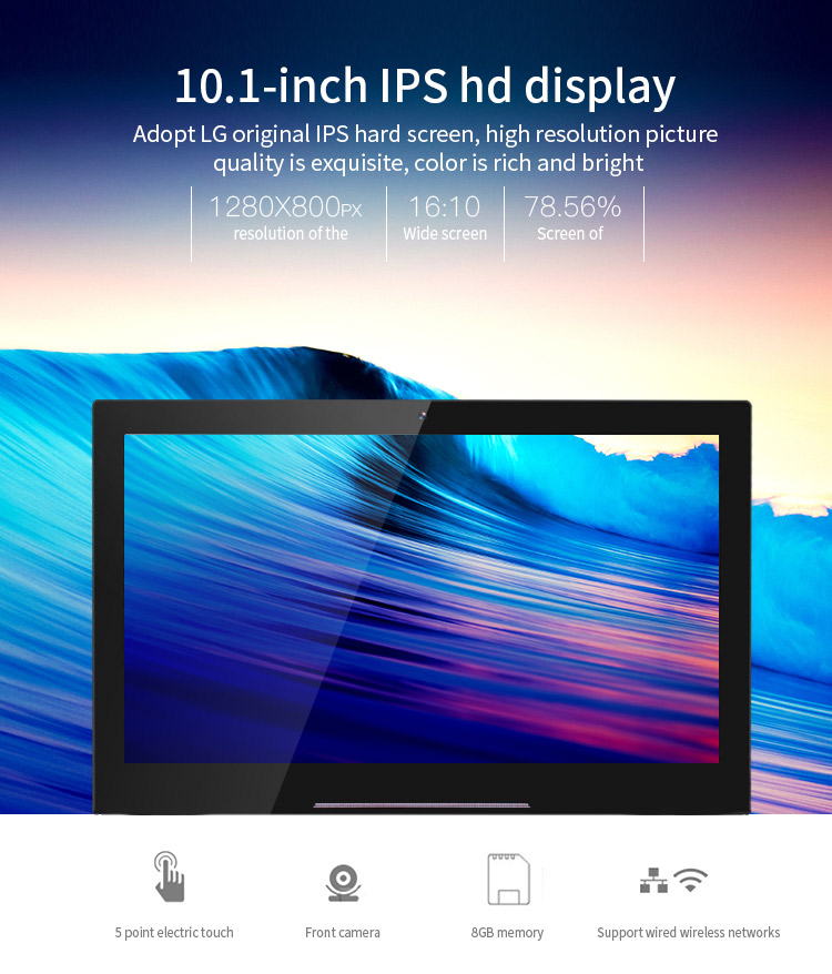 Android6 IPS screen 1280x800 10" tablet android all-in-one pc with hd output