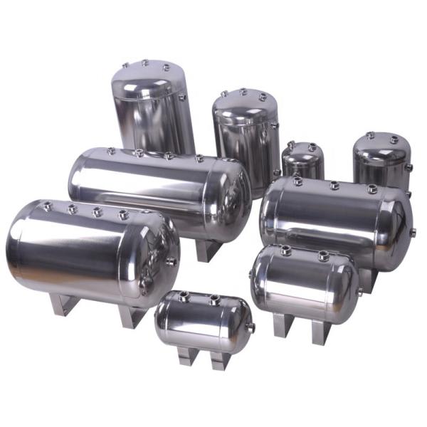 Buy cheap Portable 20L Air Storage Tank High Pressure Air Horizontal Stainless Steel Materials from wholesalers