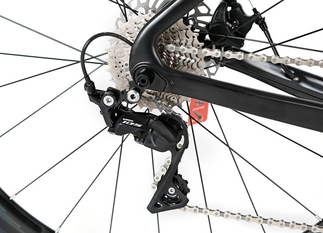 TWITTER Carbon Fiber Road Bicycle Full Black Disc Brake R7000 22 Speed Alloy Wheel