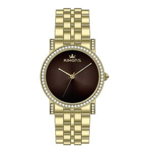 Buy cheap Custom Logo Gold Ladies Watches , Ladies Wrist Watches 36.0mm from wholesalers