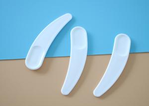 Wholesale Customized White 53mm Plastic Cosmetic Spatula For Cream Jars from china suppliers