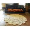 Buy cheap Handmade crochet rug, Acrylic blanket knit carpet, Hand knit blanket, rug, carpet, blanket from wholesalers